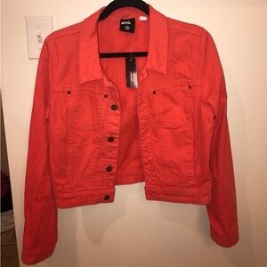 Urban Outfitters - BDG - Orange Jean Jacket - Size Large